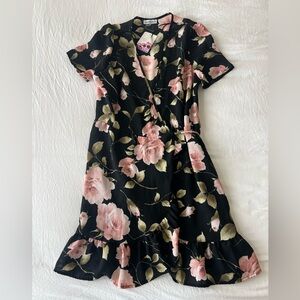 Dainty Hooligan Rose Wrap Dress